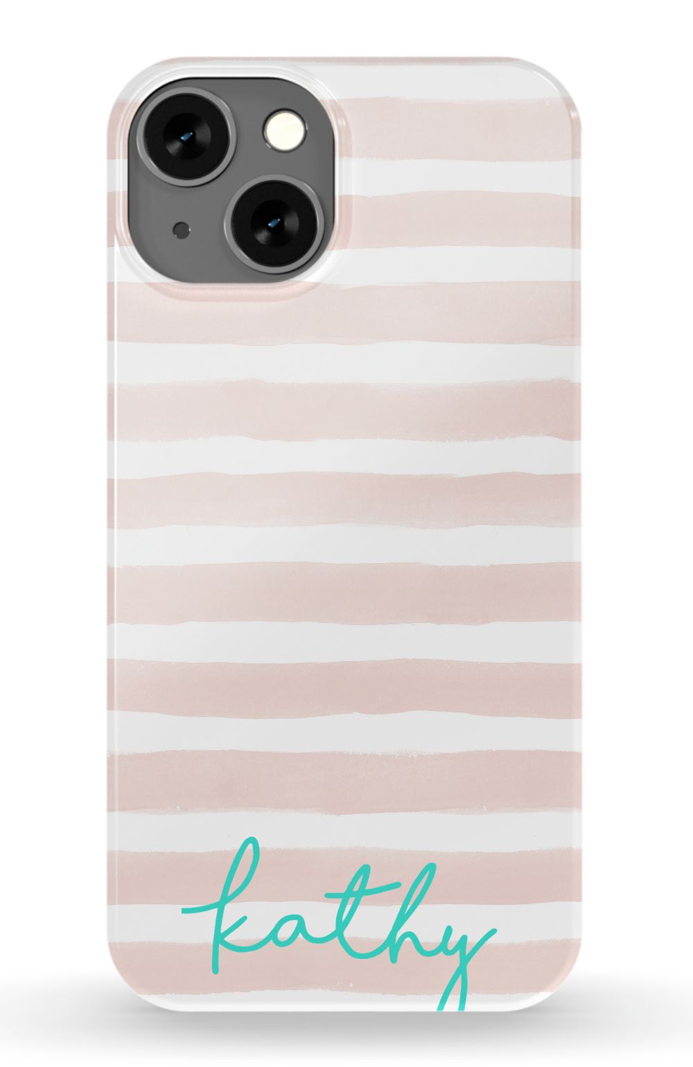 Personalized Pink Watercolor Phone Case