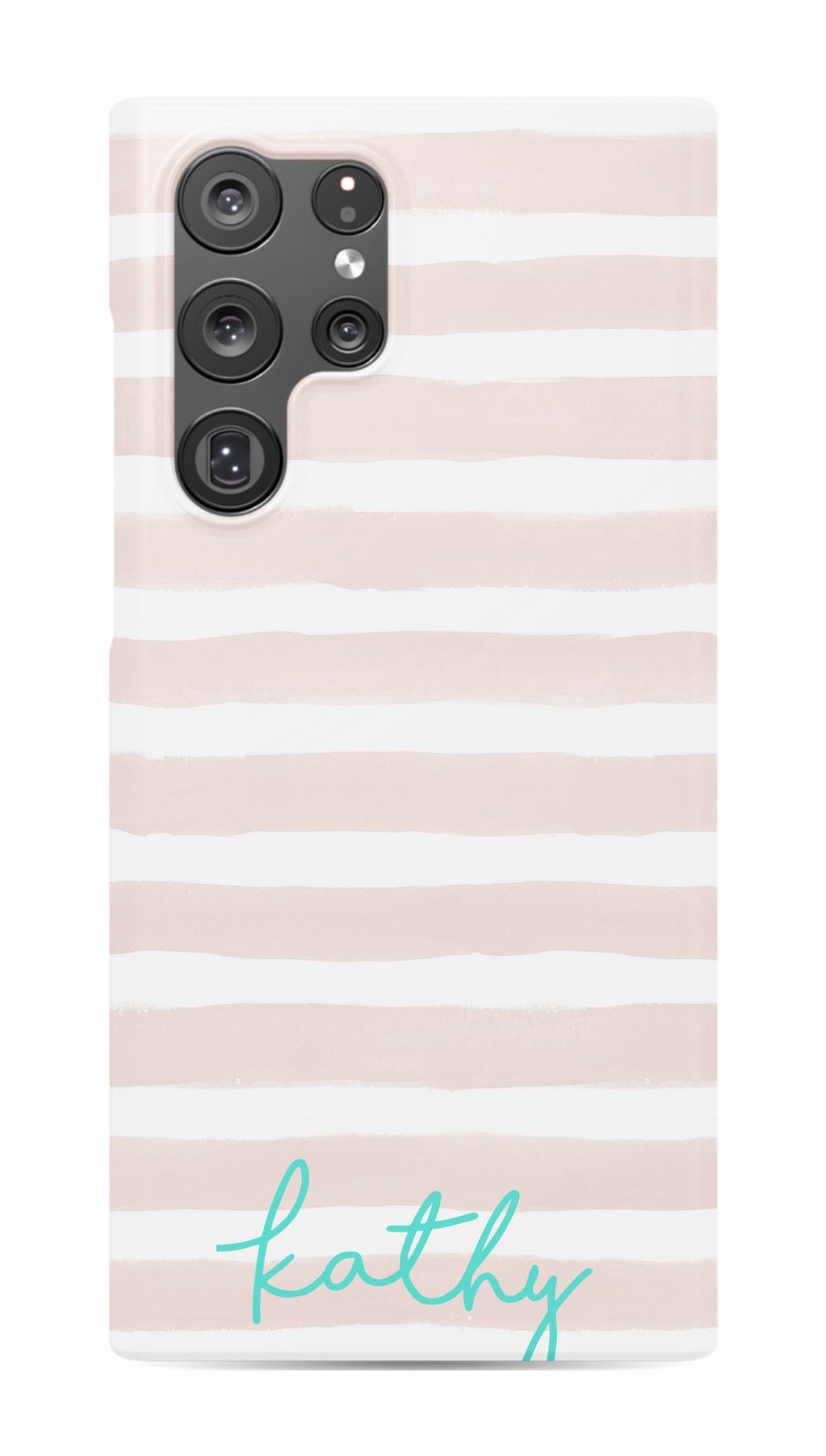 Personalized Pink Watercolor Phone Case