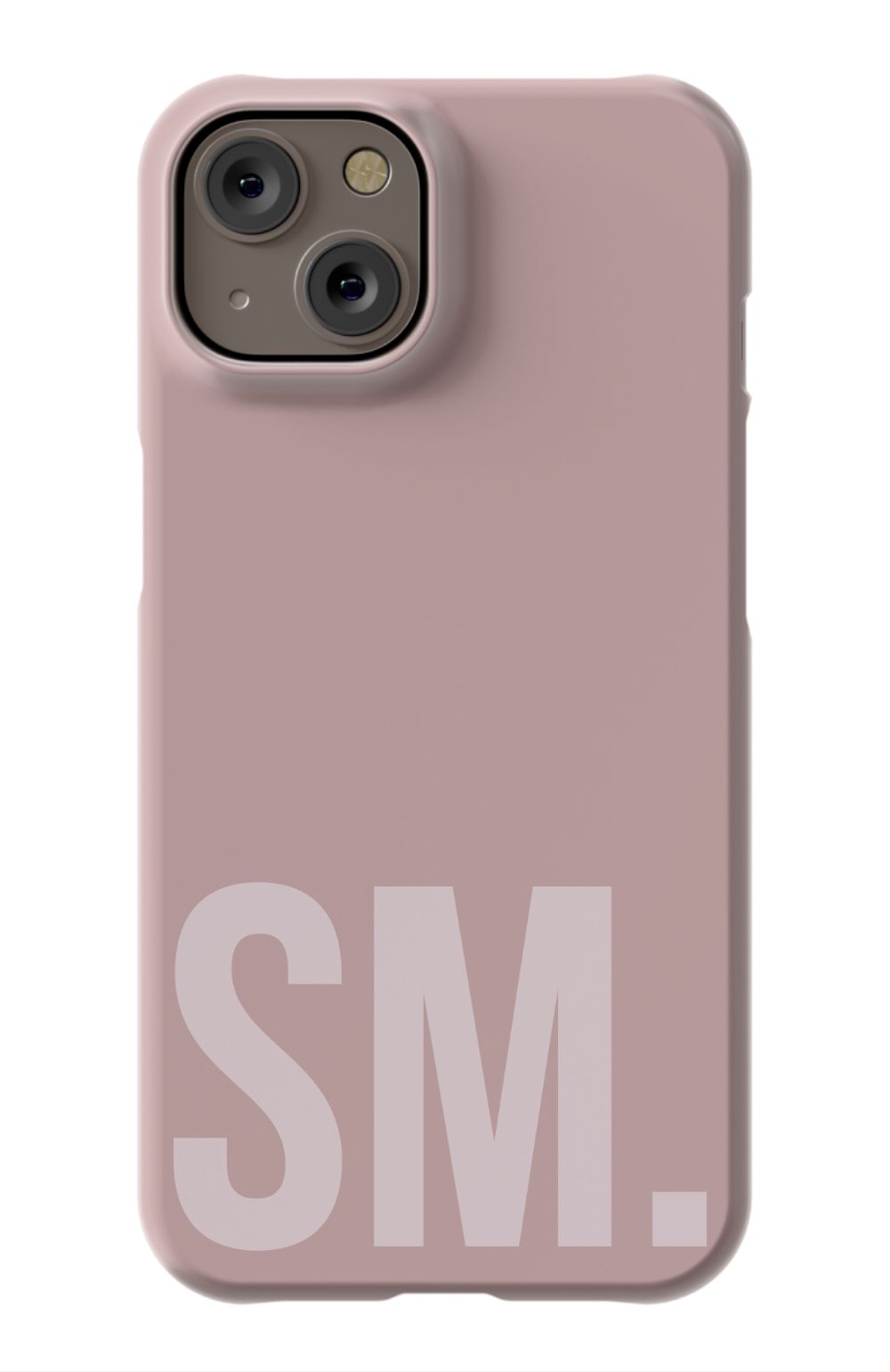 Nude Pink Personalized Monogram Phone Case