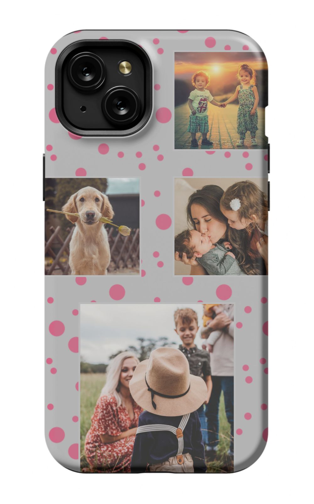 Personalized Gallery Polka Dot Phone Case