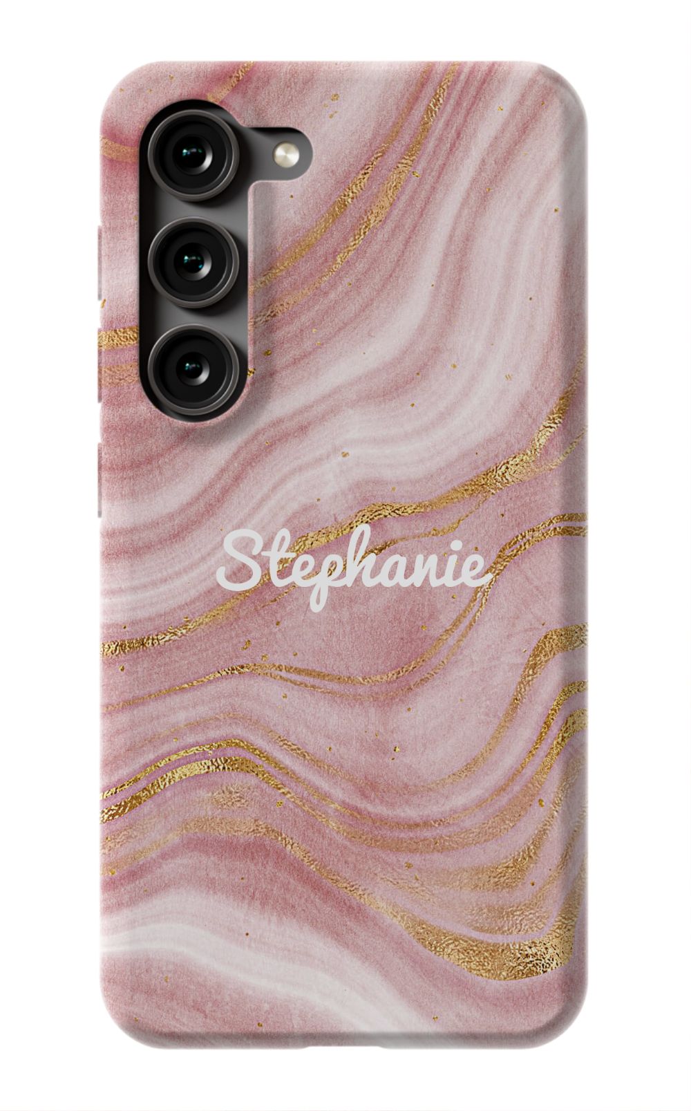 Personalized Pink Gold Emerald Phone Case