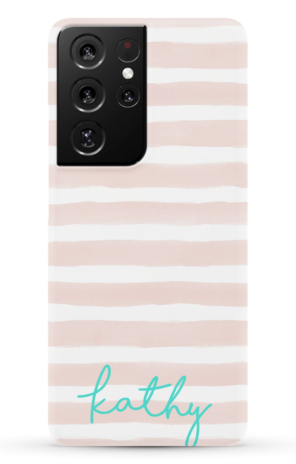 Personalized Pink Watercolor Phone Case