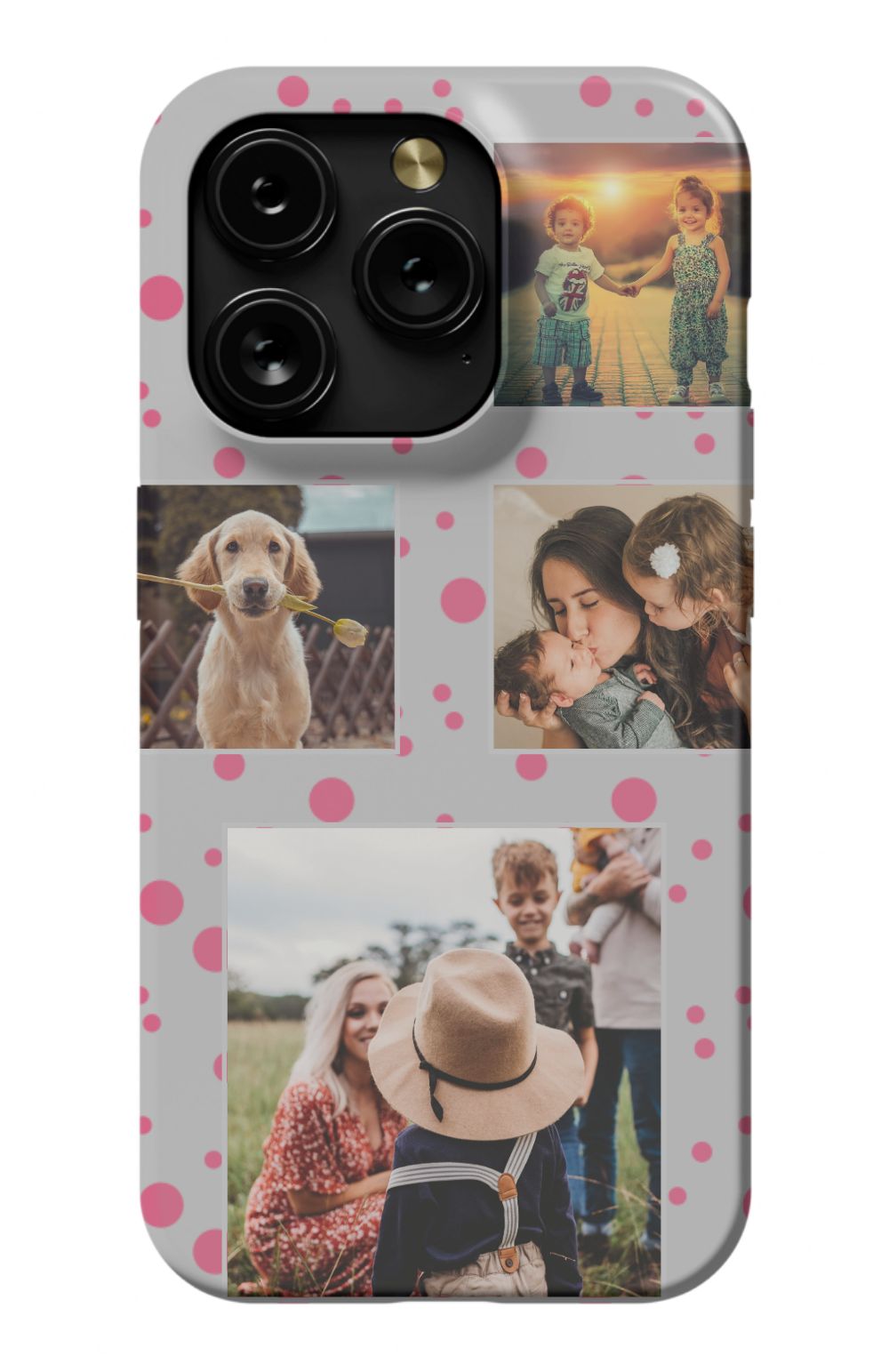 Personalized Gallery Polka Dot Phone Case