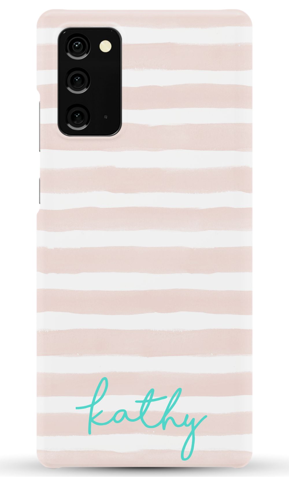 Personalized Pink Watercolor Phone Case