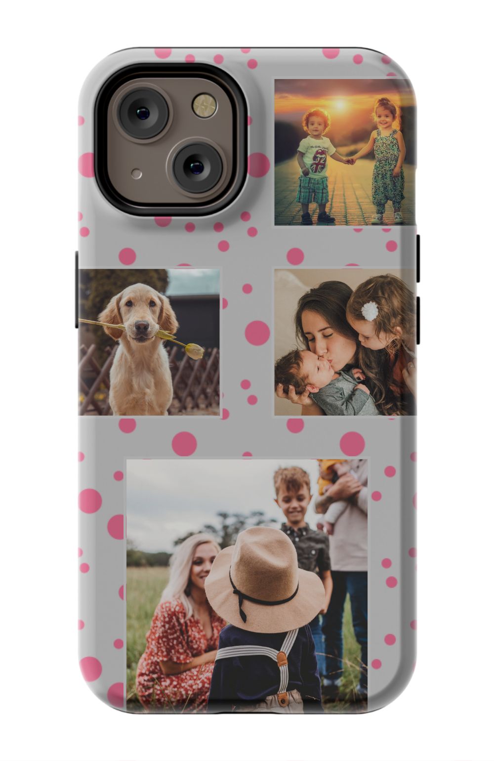 Personalized Gallery Polka Dot Phone Case