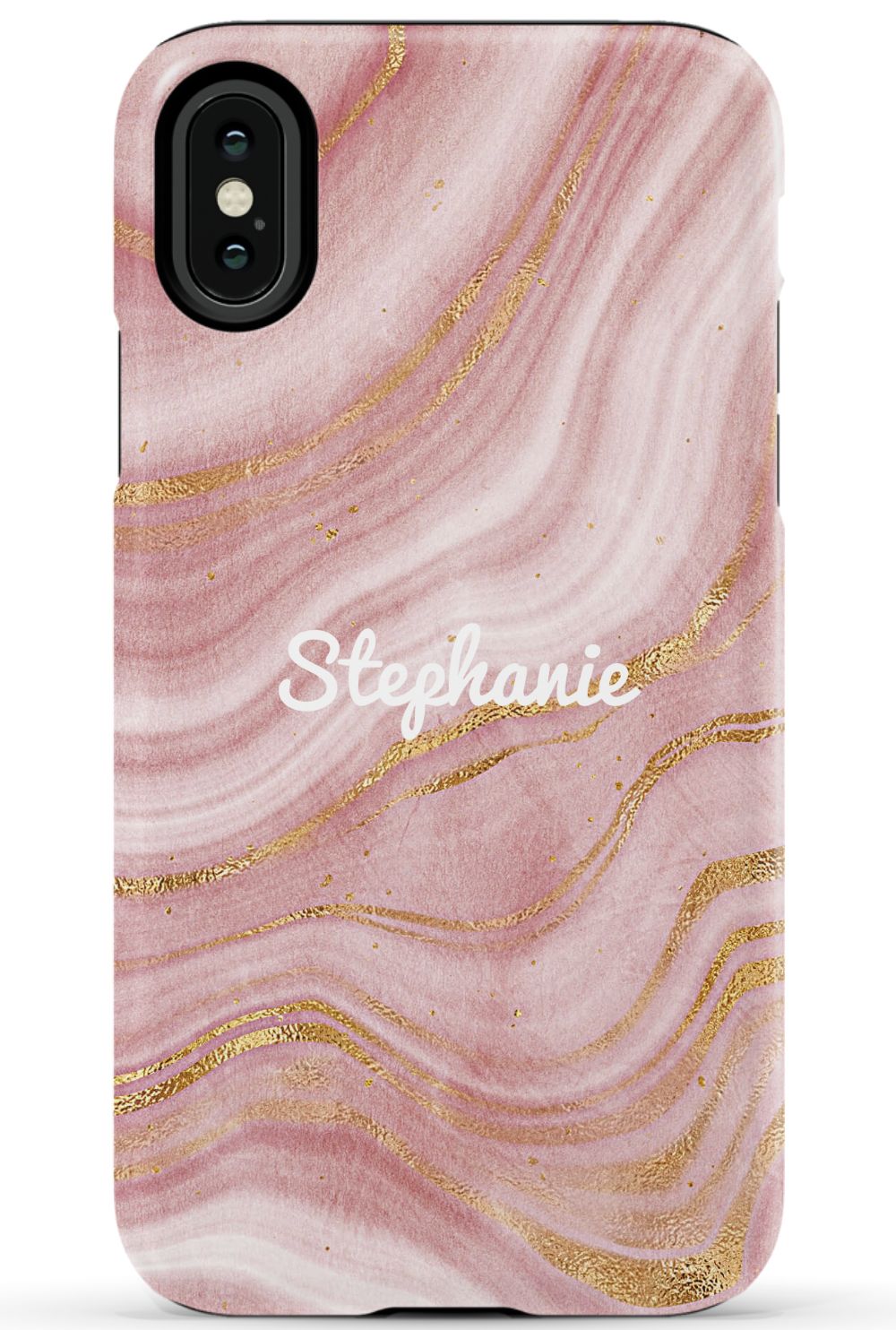 Personalized Pink Gold Emerald Phone Case