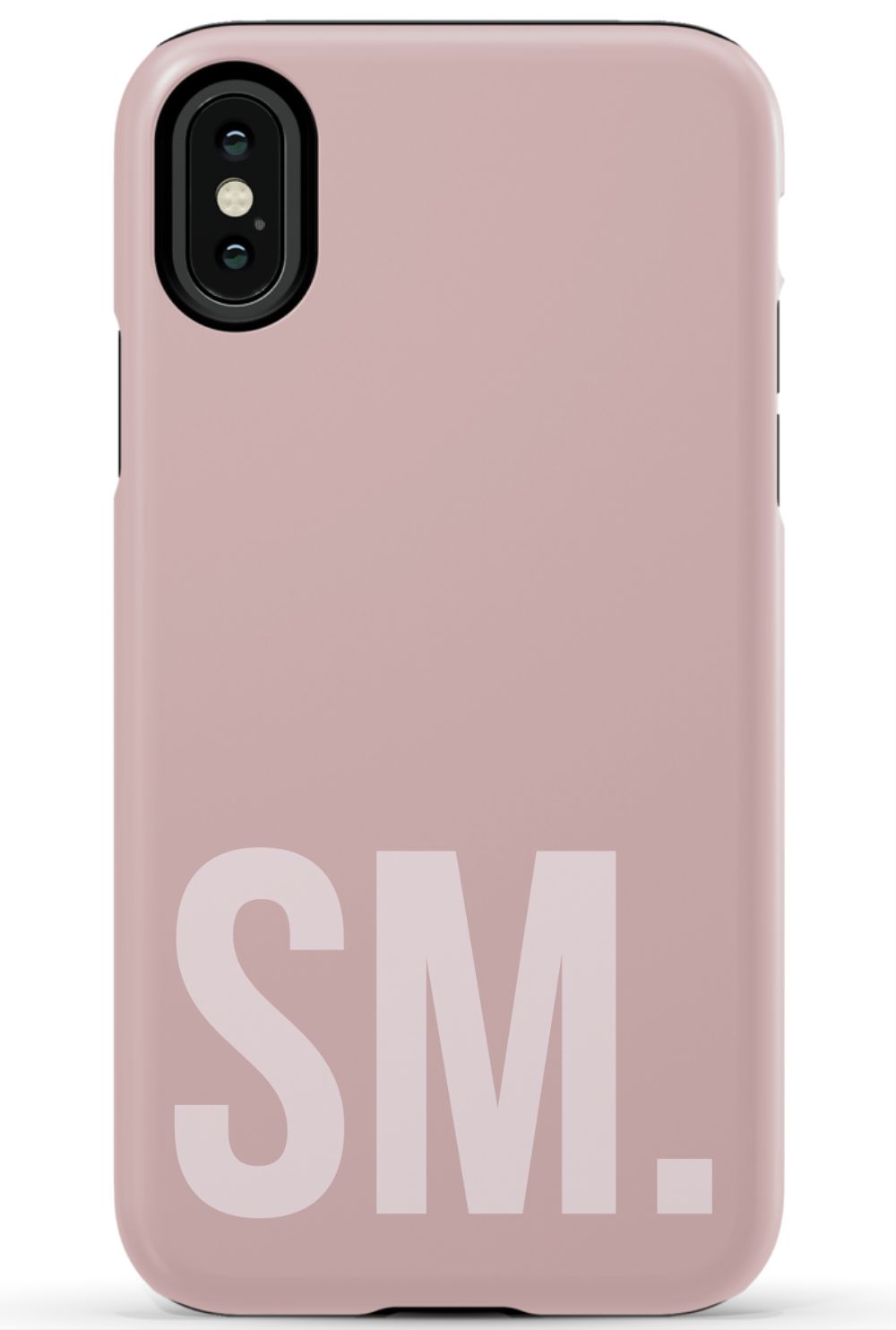 Nude Pink Personalized Monogram Phone Case