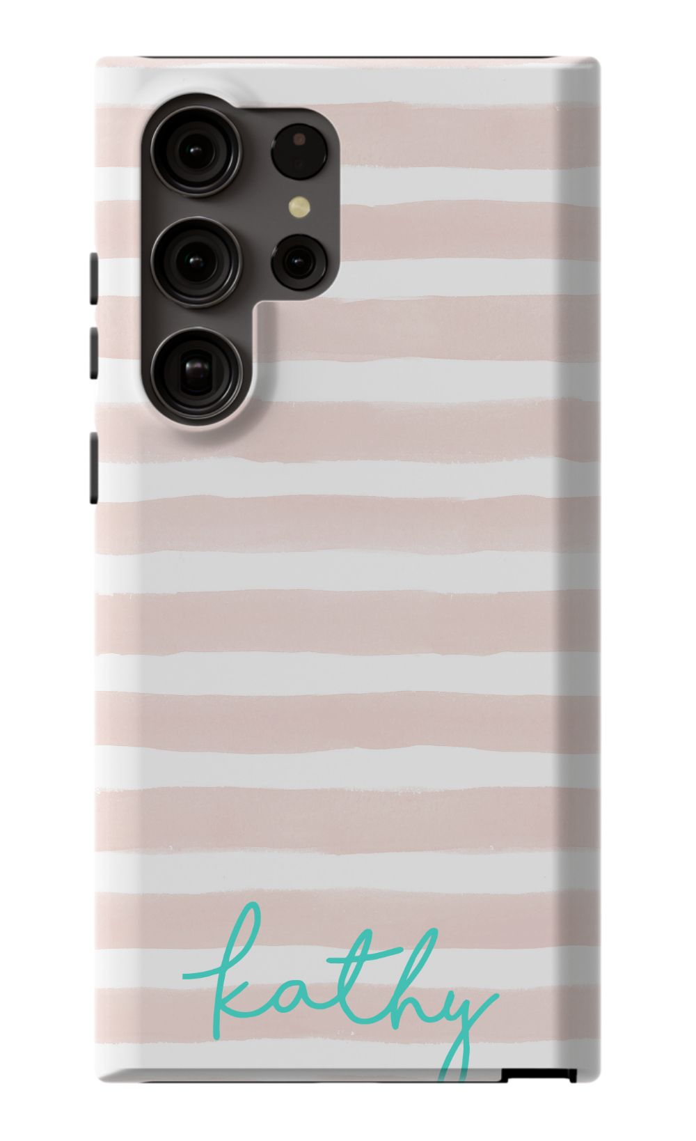 Personalized Pink Watercolor Phone Case