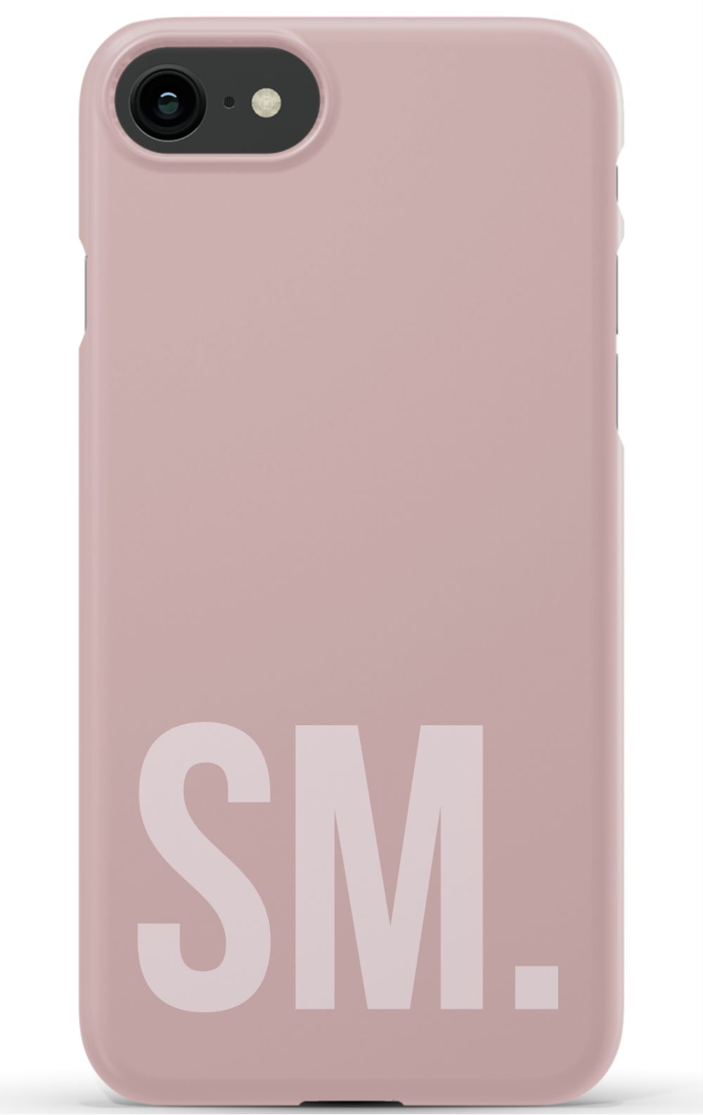 Nude Pink Personalized Monogram Phone Case