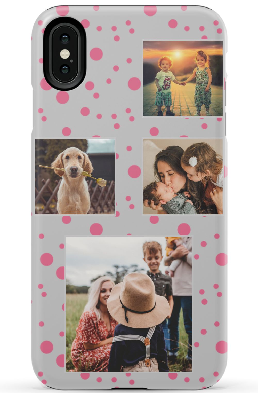 Personalized Gallery Polka Dot Phone Case