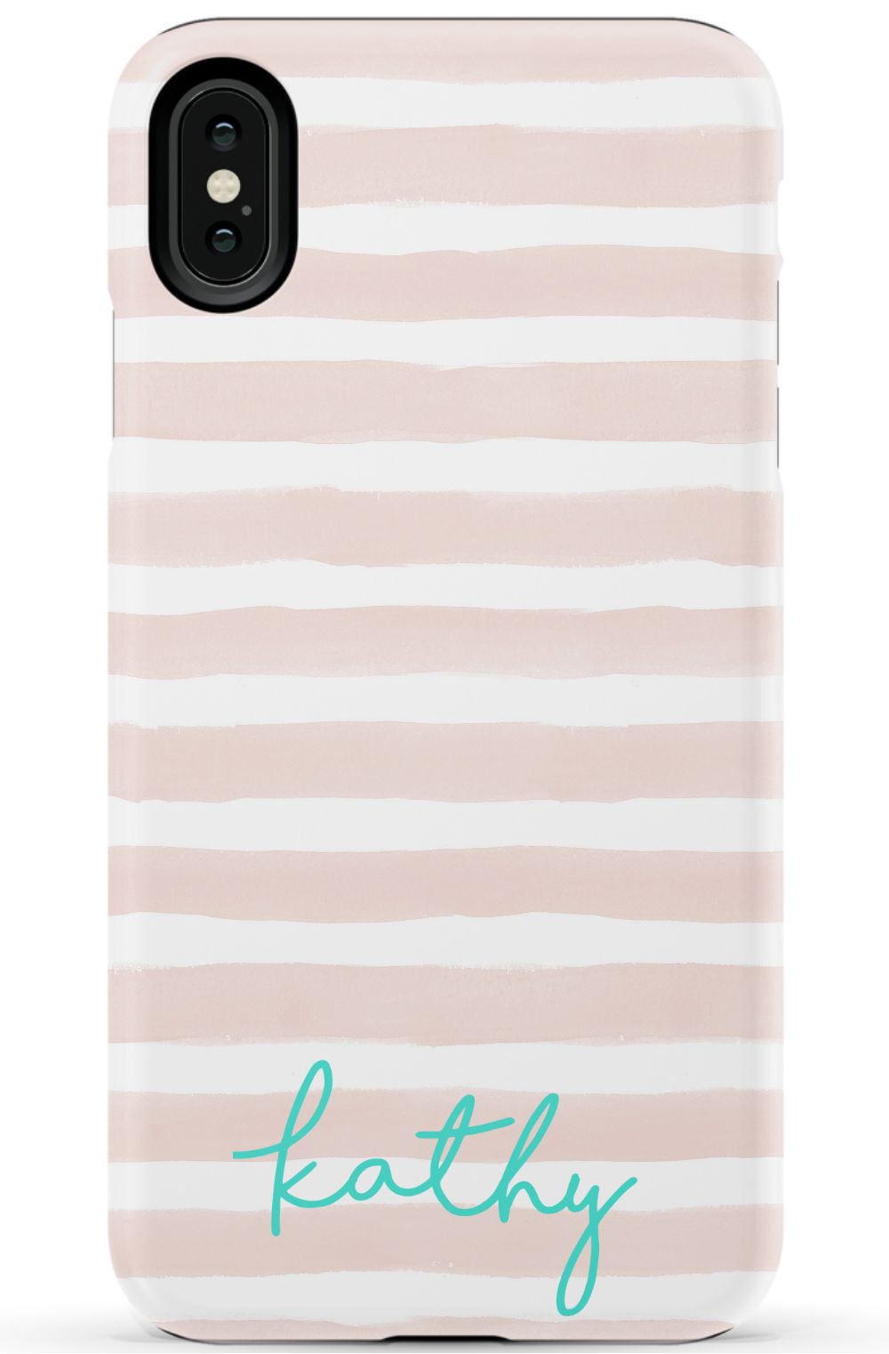Personalized Pink Watercolor Phone Case