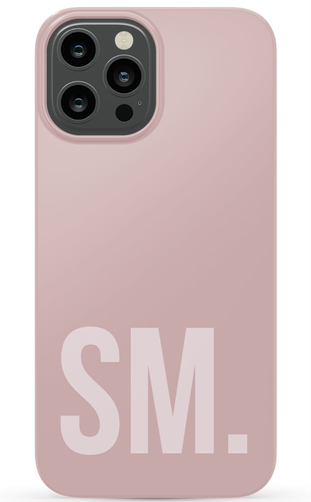 Nude Pink Personalized Monogram Phone Case