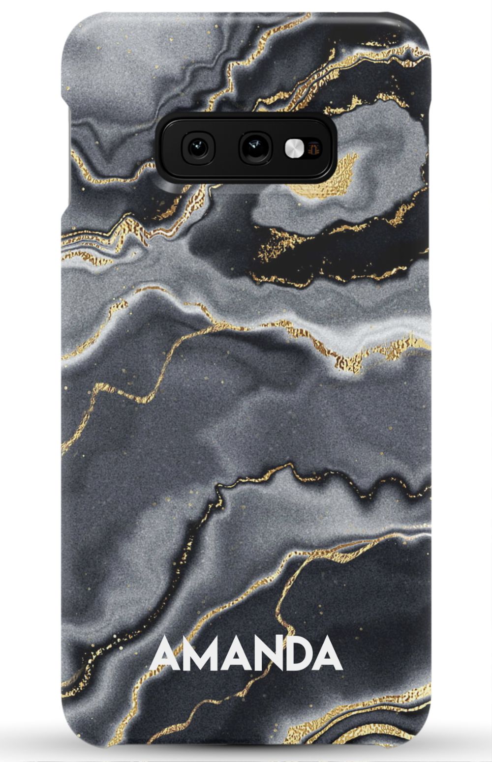 Personalized Black Gold Emerald Phone Case