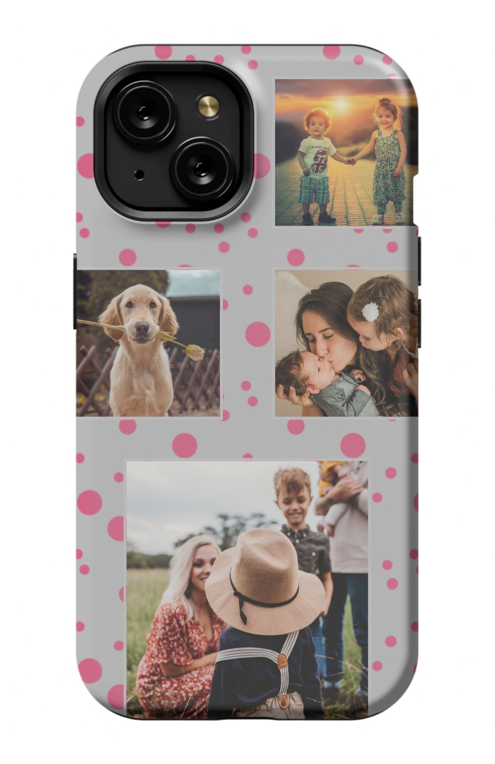 Personalized Gallery Polka Dot Phone Case