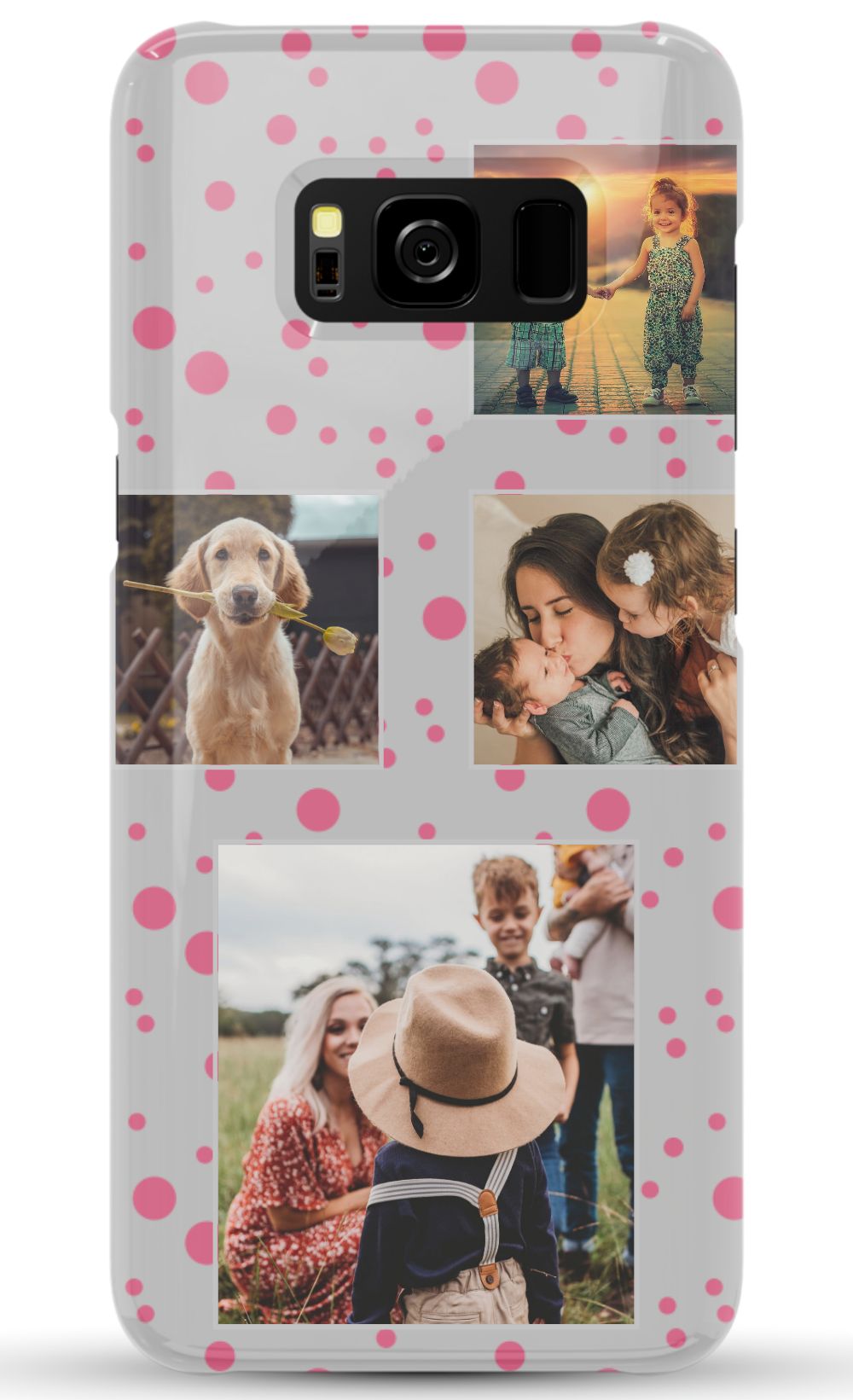 Personalized Gallery Polka Dot Phone Case