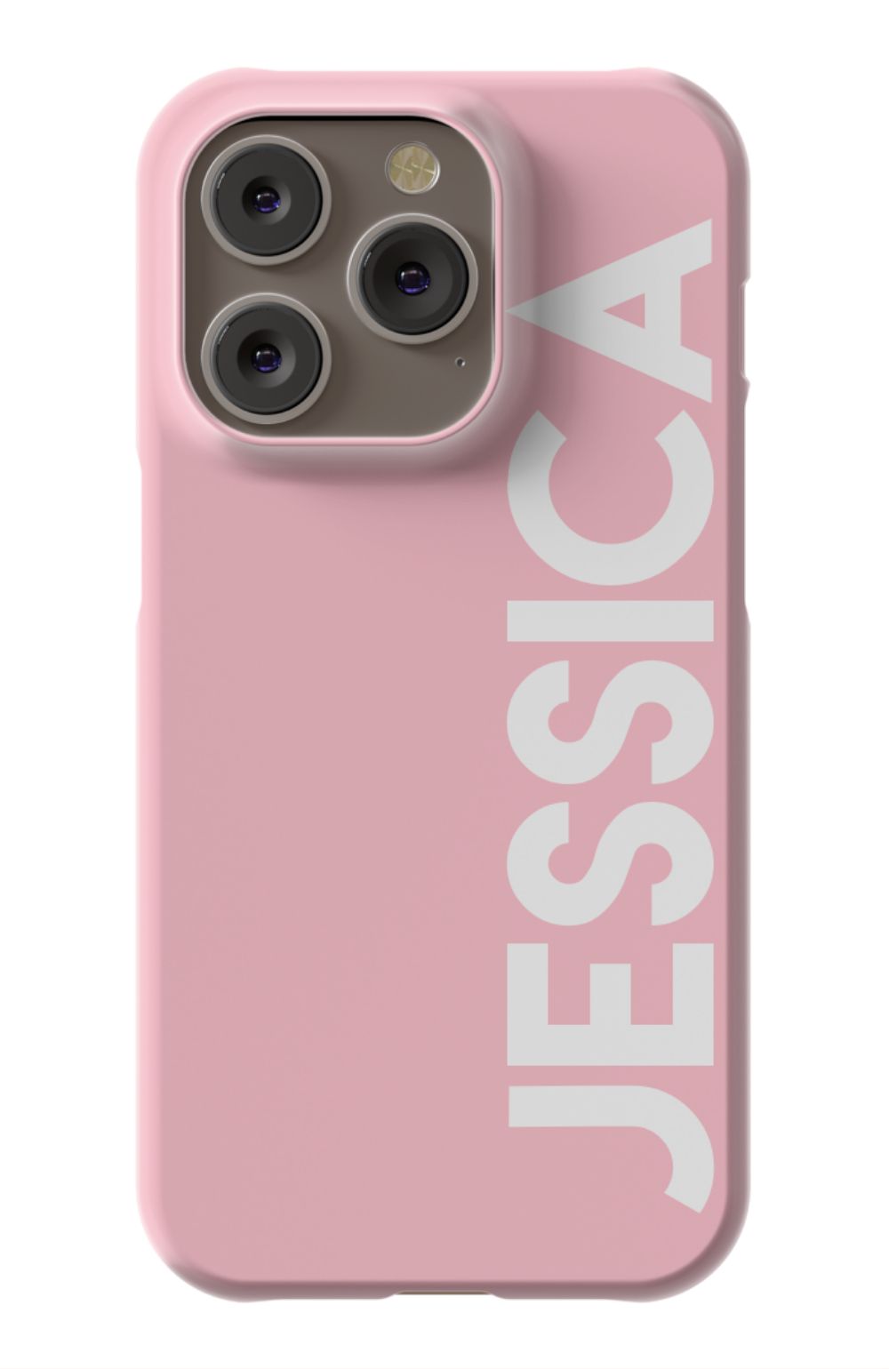 Personalized Solid Pink Phone Case