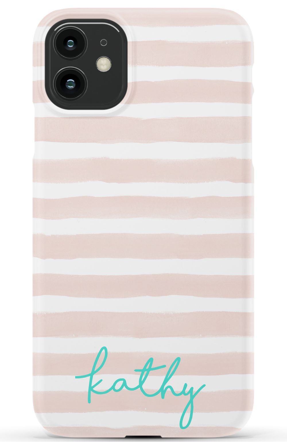 Personalized Pink Watercolor Phone Case