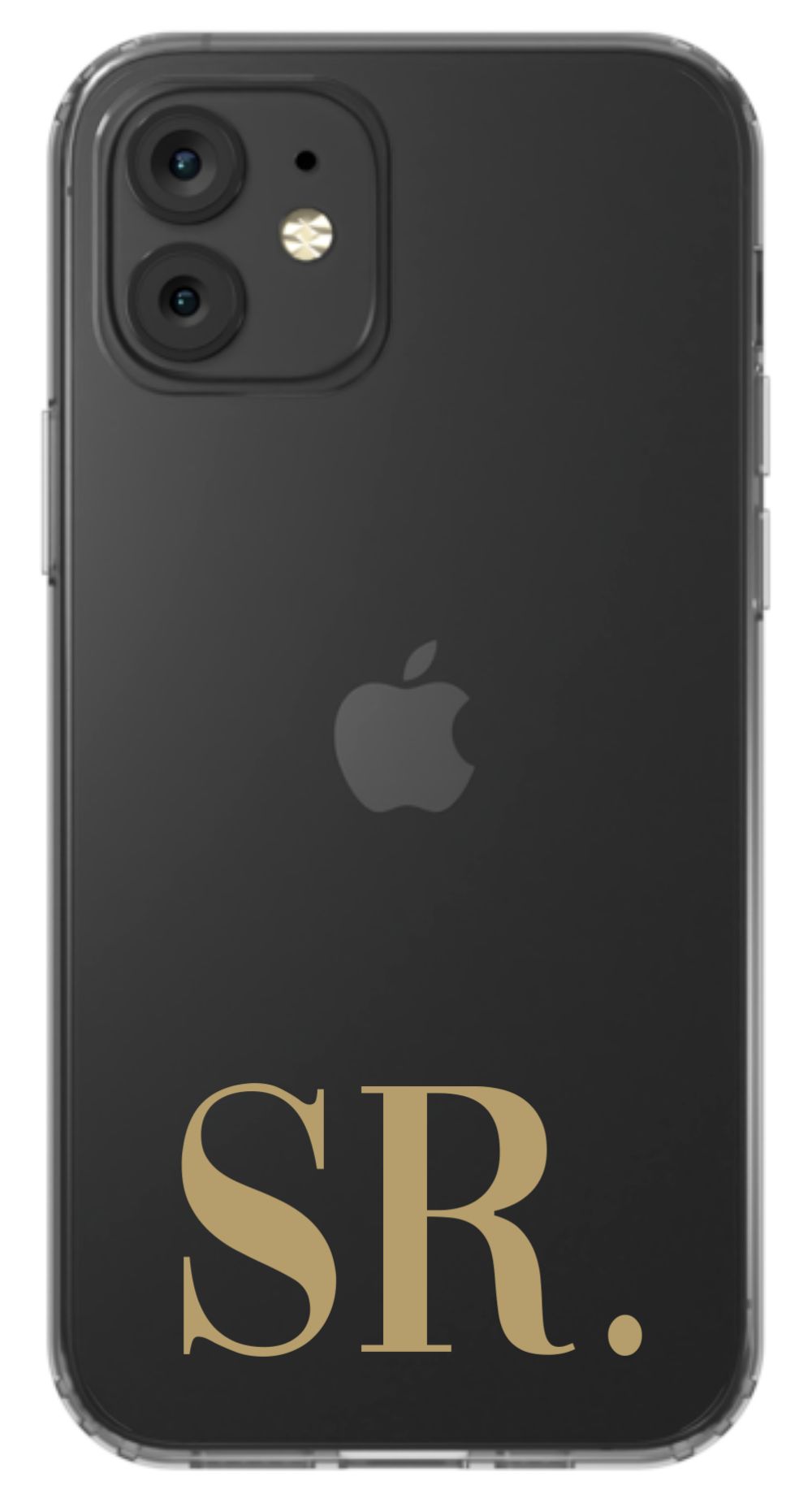 Your Initials on Clear Phone Case