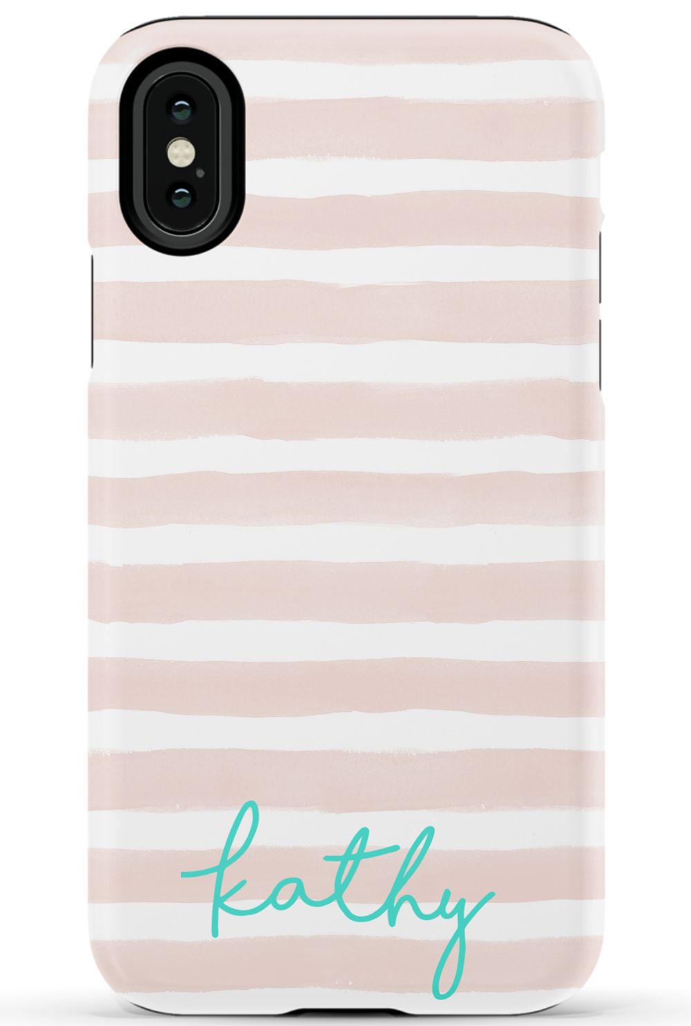 Personalized Pink Watercolor Phone Case