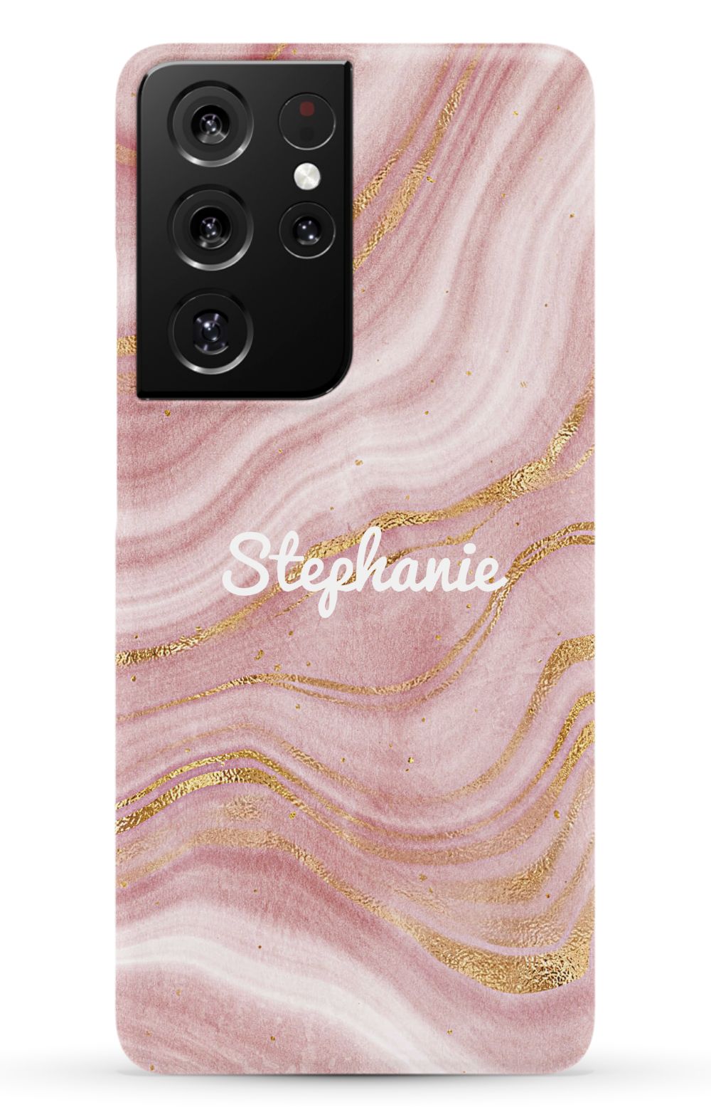 Personalized Pink Gold Emerald Phone Case