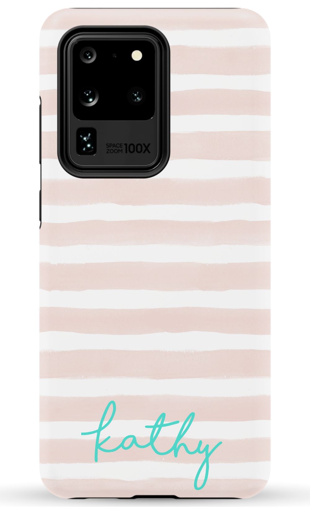 Personalized Pink Watercolor Phone Case