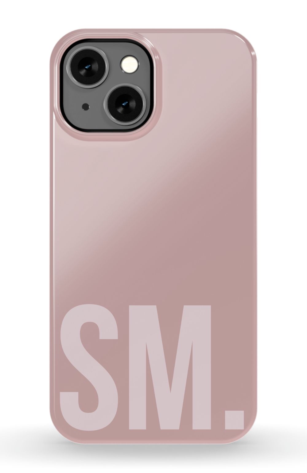 Nude Pink Personalized Monogram Phone Case