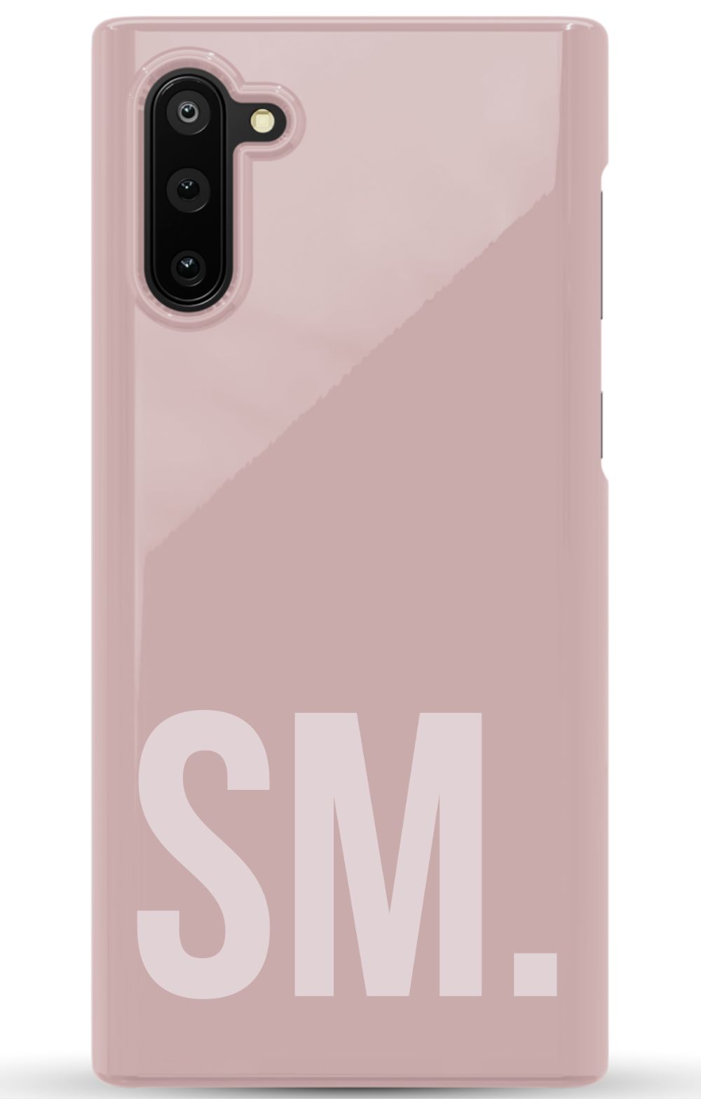 Nude Pink Personalized Monogram Phone Case