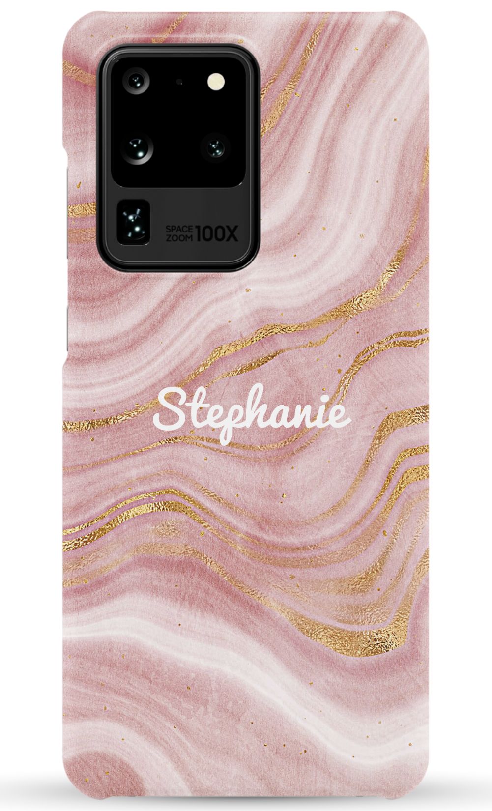 Personalized Pink Gold Emerald Phone Case