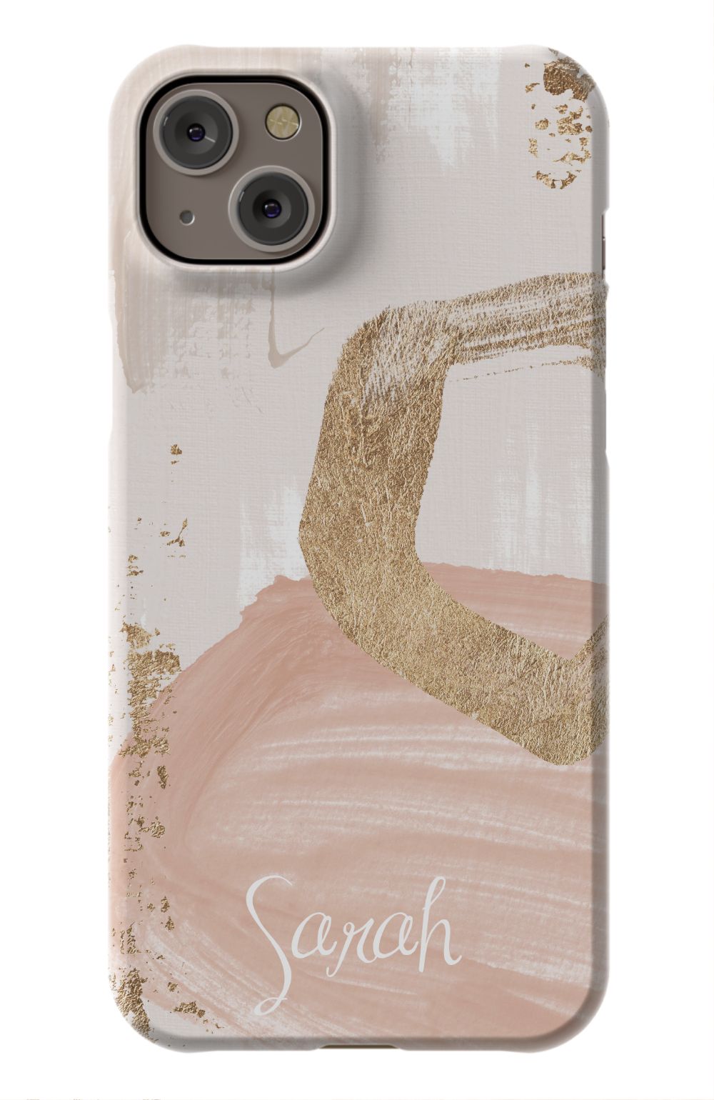 Blush & Gold Personalized Phone Case