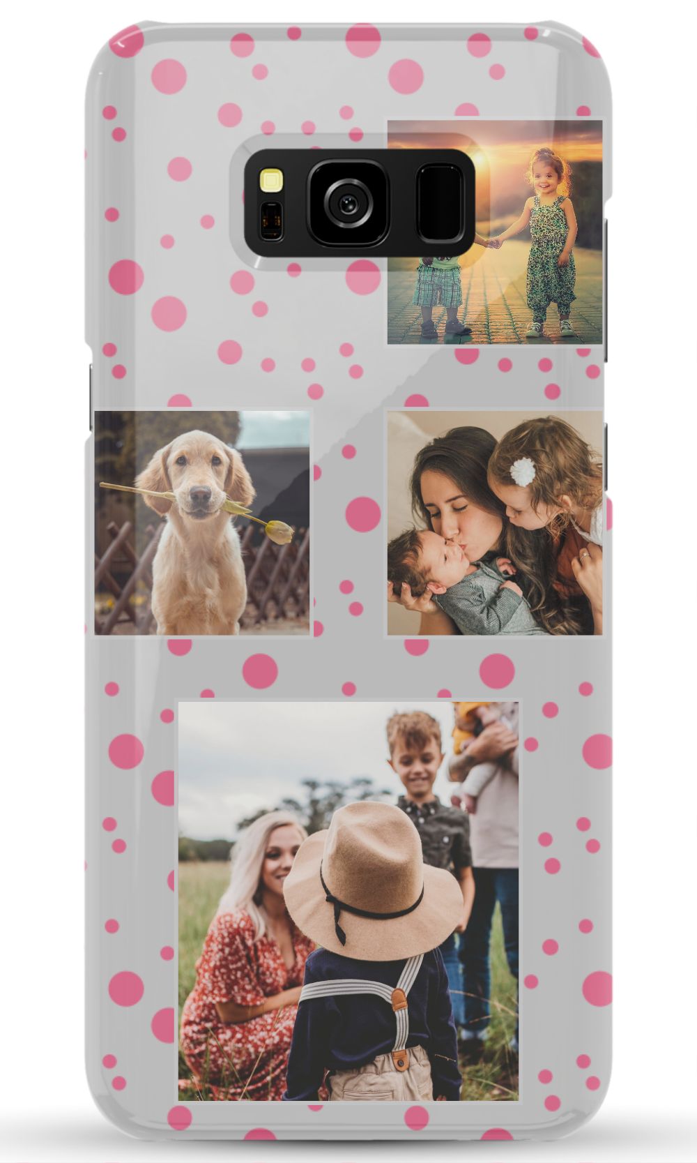 Personalized Gallery Polka Dot Phone Case