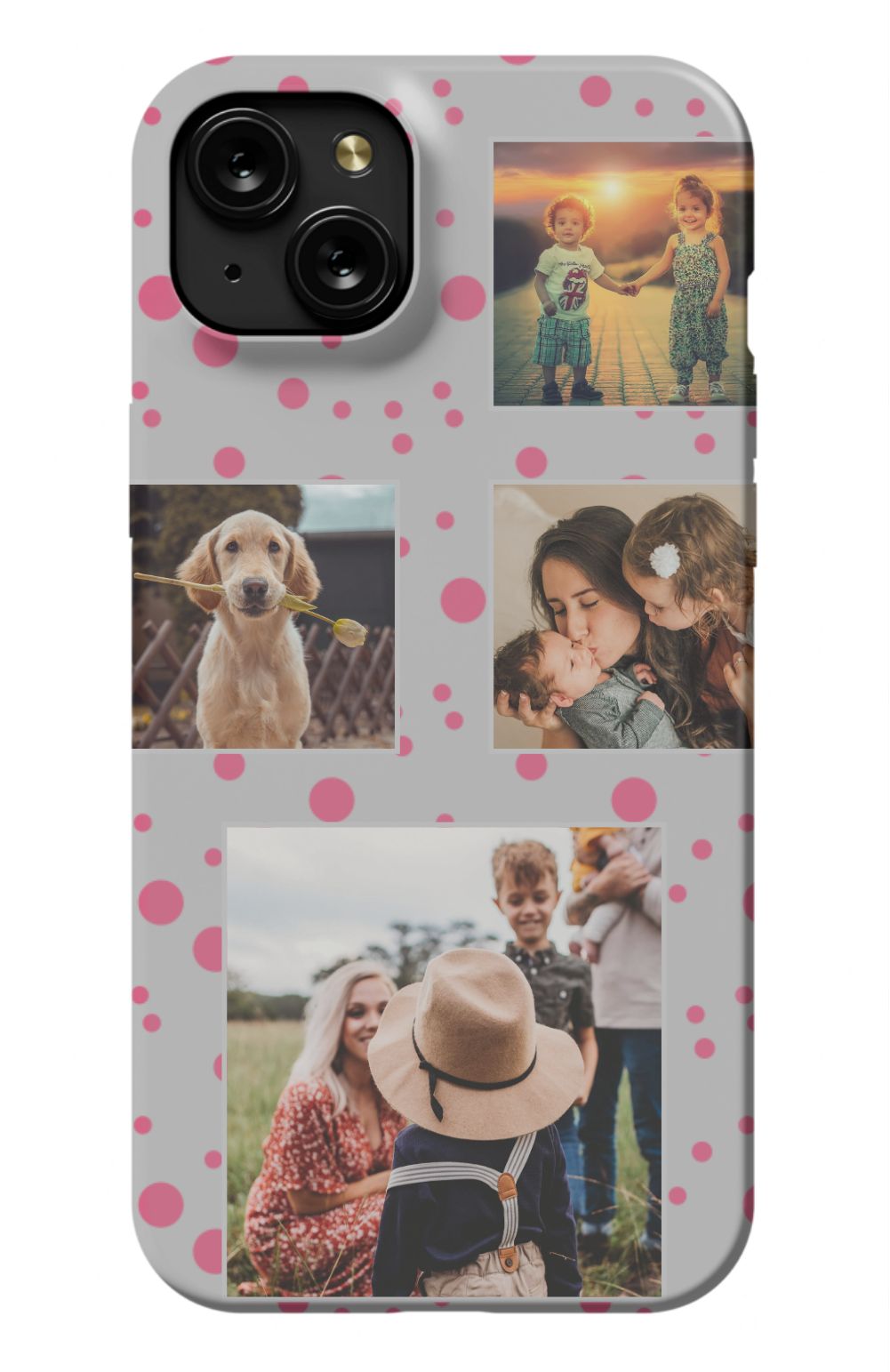 Personalized Gallery Polka Dot Phone Case