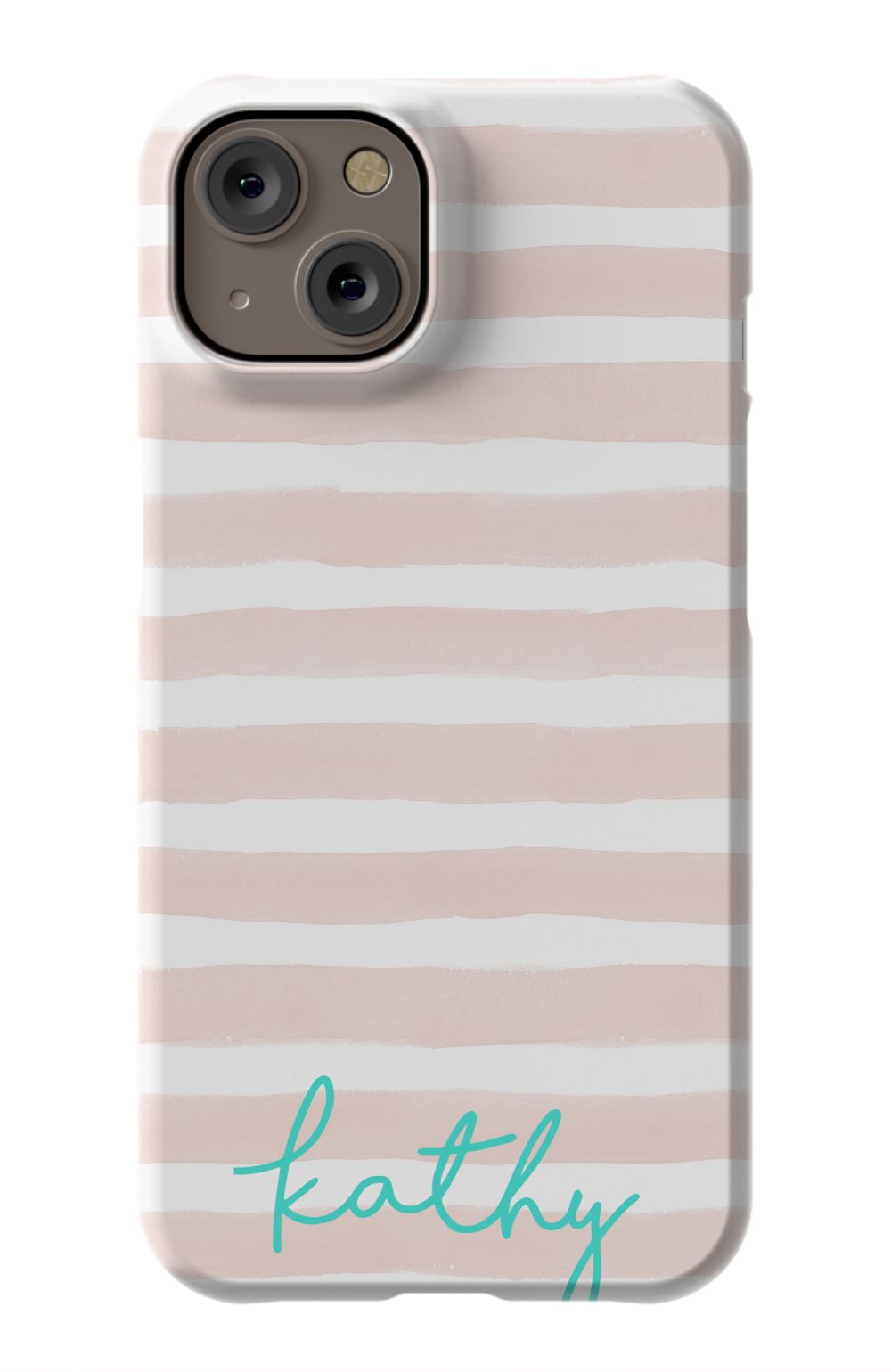 Personalized Pink Watercolor Phone Case