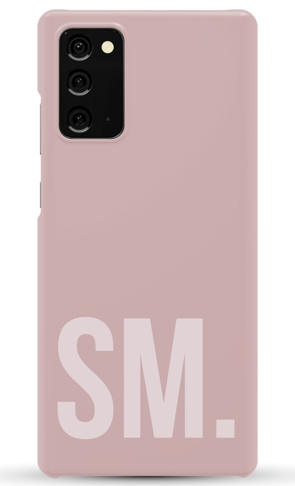 Nude Pink Personalized Monogram Phone Case