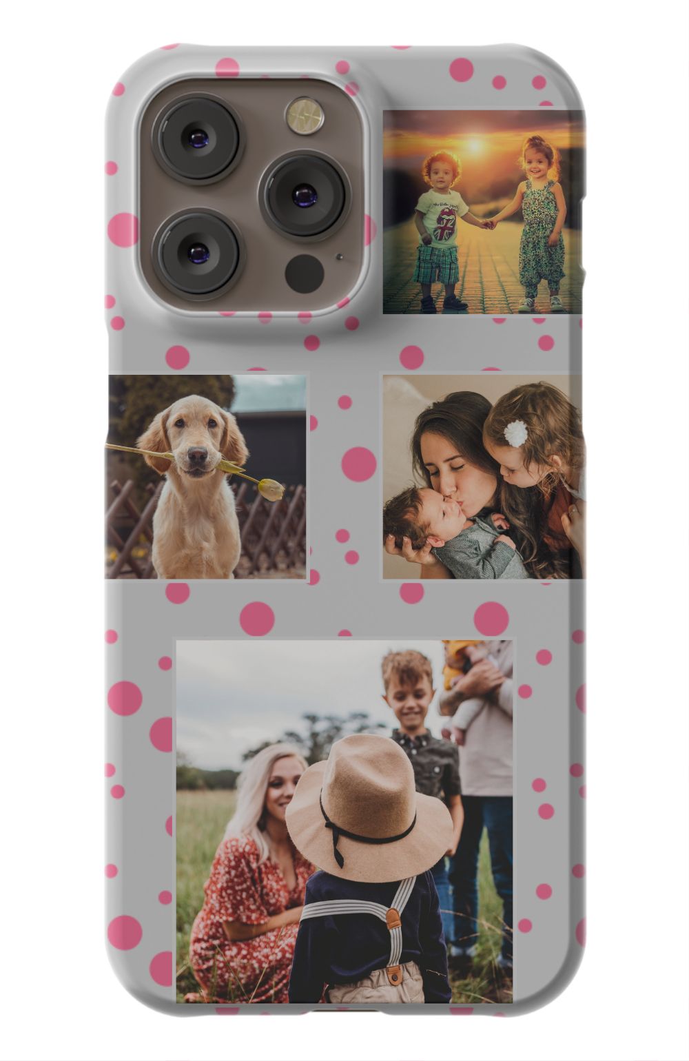 Personalized Gallery Polka Dot Phone Case