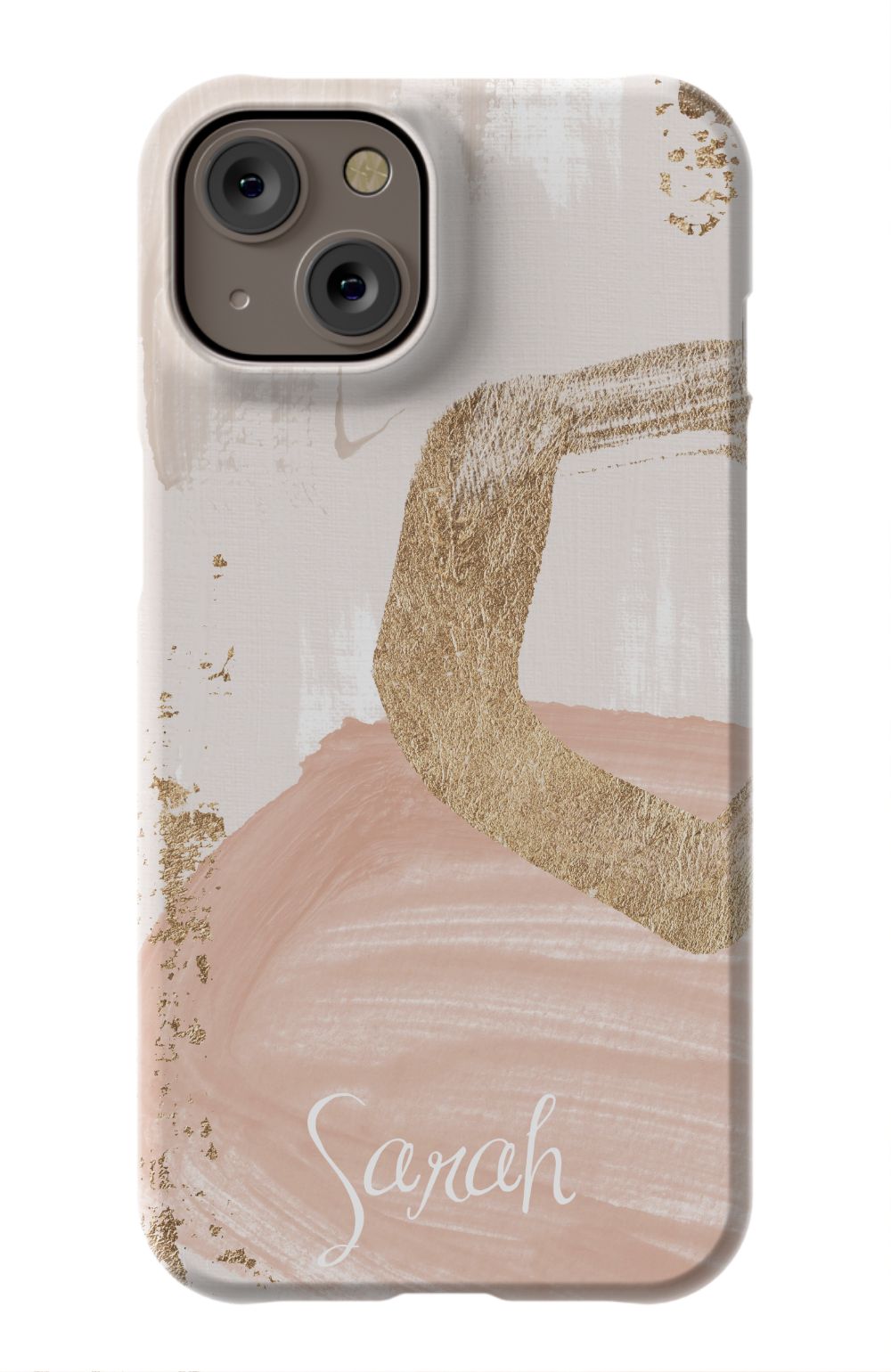 Blush & Gold Personalized Phone Case