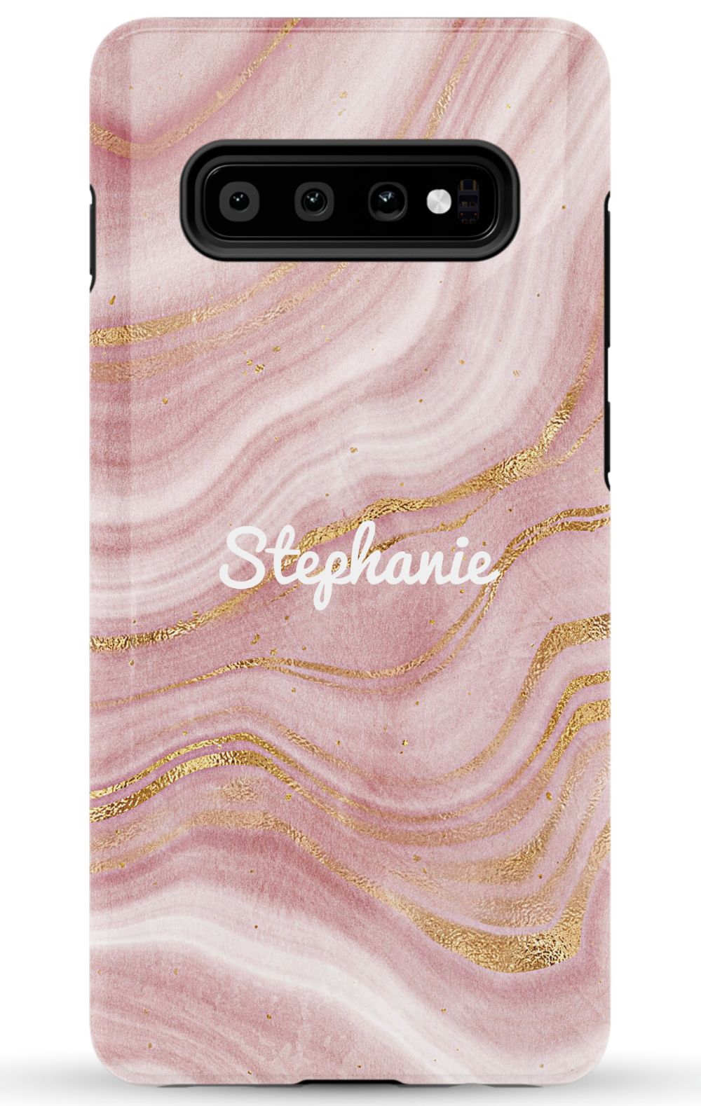 Personalized Pink Gold Emerald Phone Case