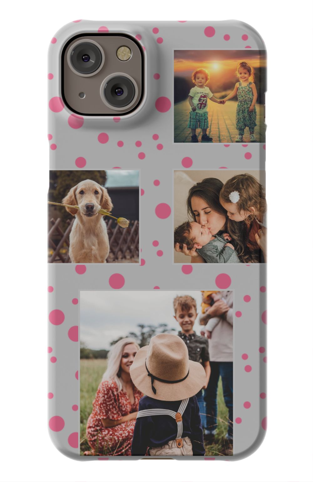 Personalized Gallery Polka Dot Phone Case