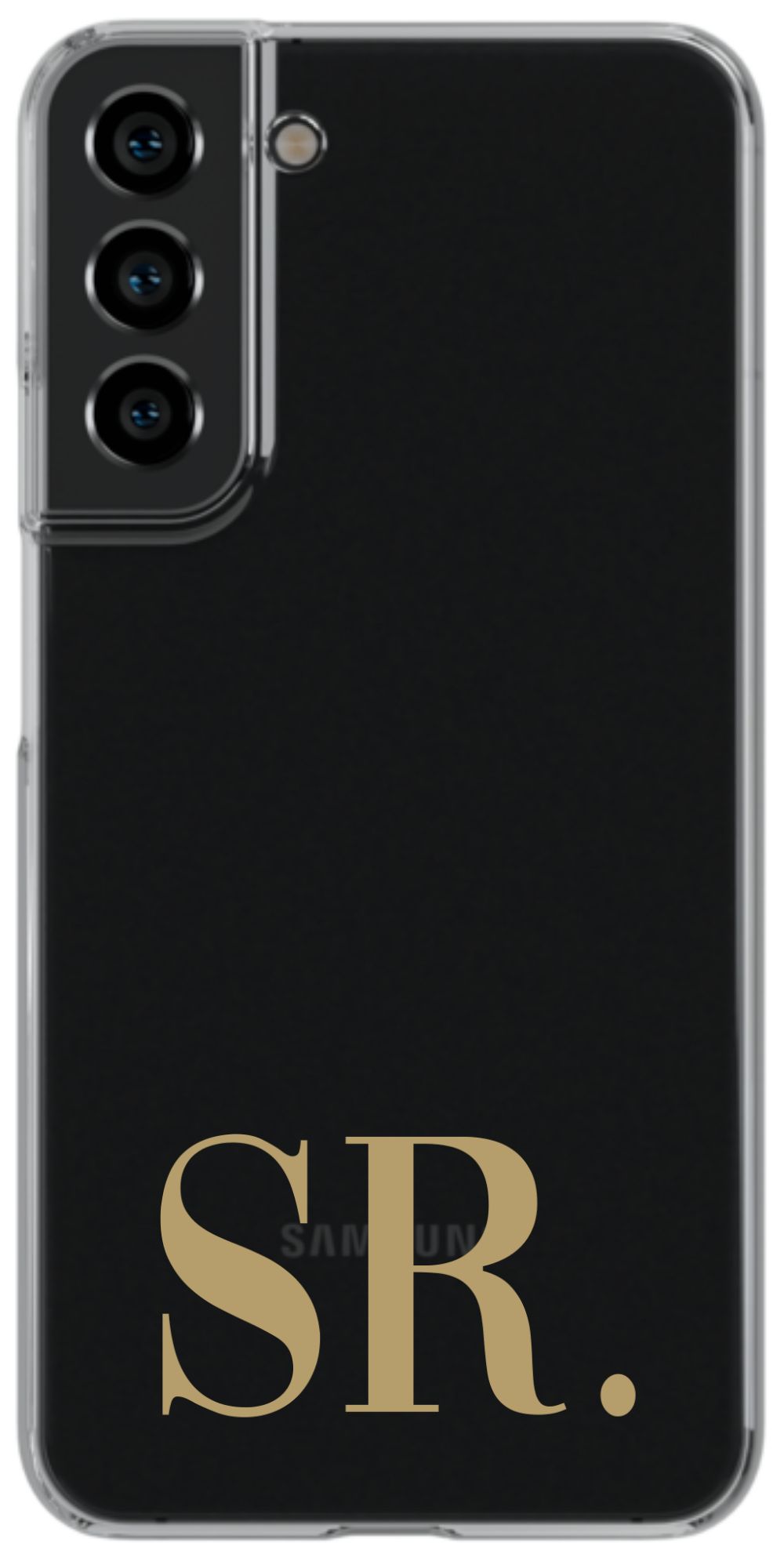 Your Initials on Clear Phone Case