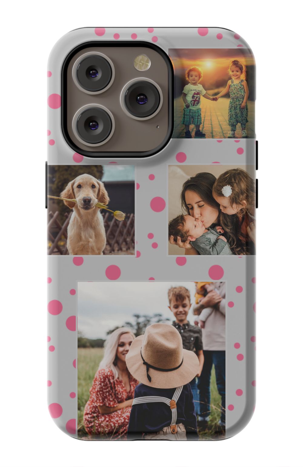 Personalized Gallery Polka Dot Phone Case