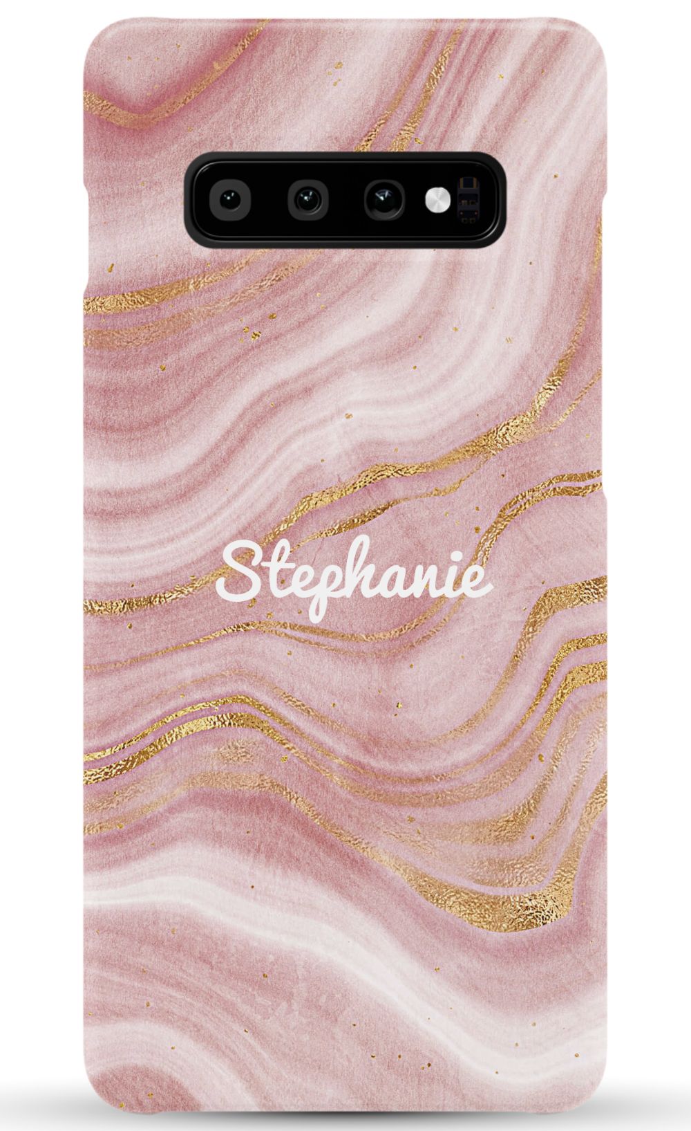 Personalized Pink Gold Emerald Phone Case