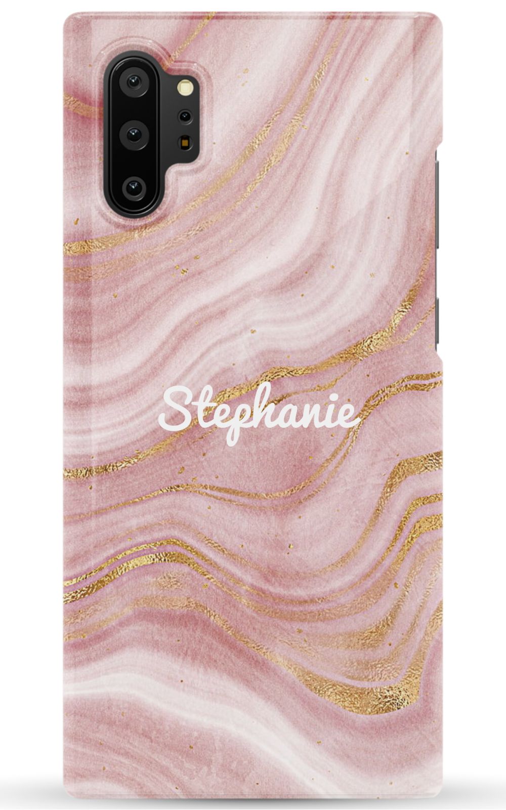 Personalized Pink Gold Emerald Phone Case