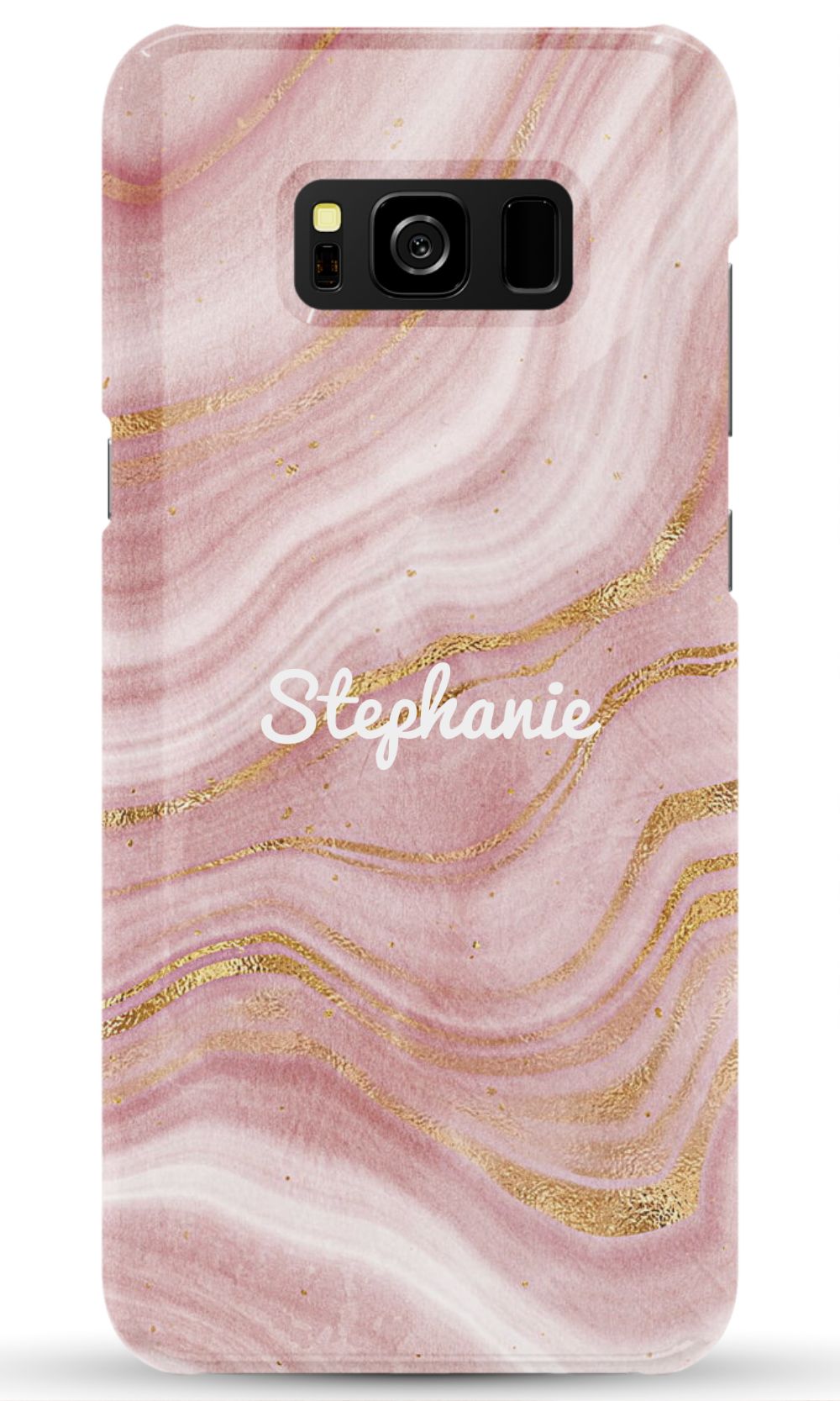 Personalized Pink Gold Emerald Phone Case