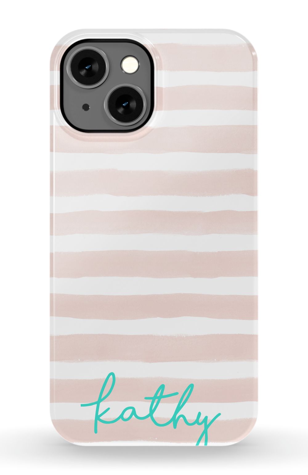 Personalized Pink Watercolor Phone Case