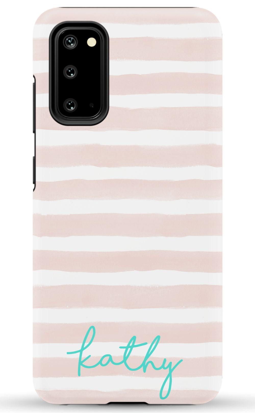 Personalized Pink Watercolor Phone Case