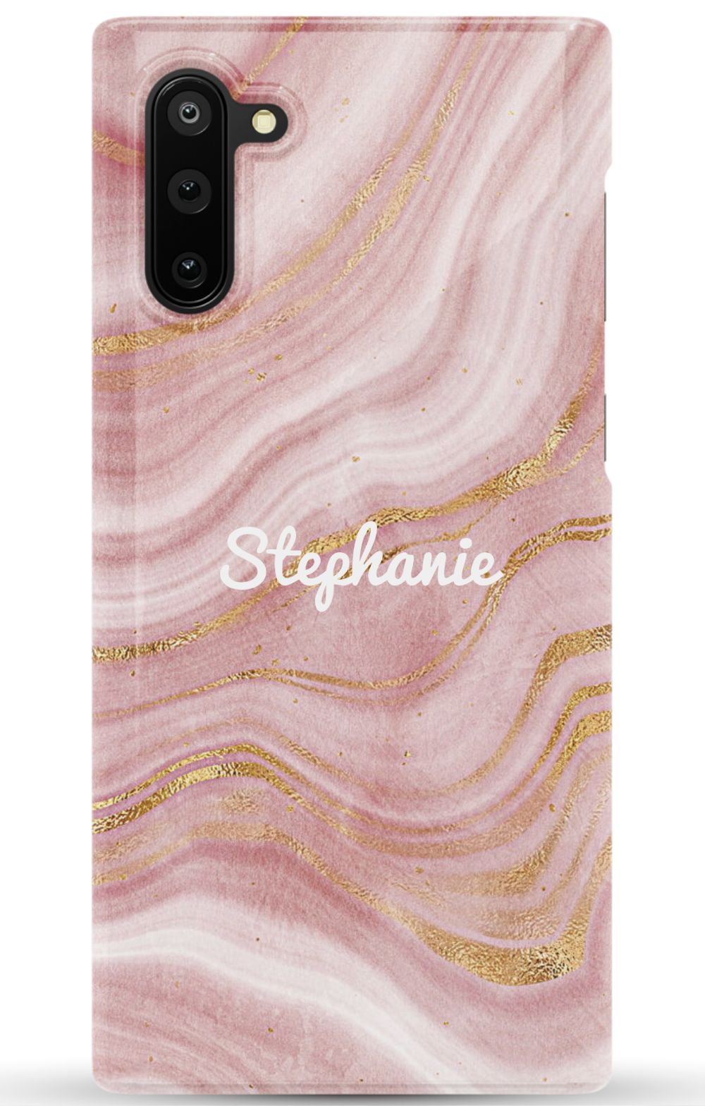 Personalized Pink Gold Emerald Phone Case