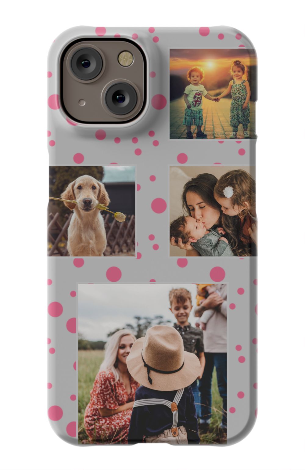 Personalized Gallery Polka Dot Phone Case