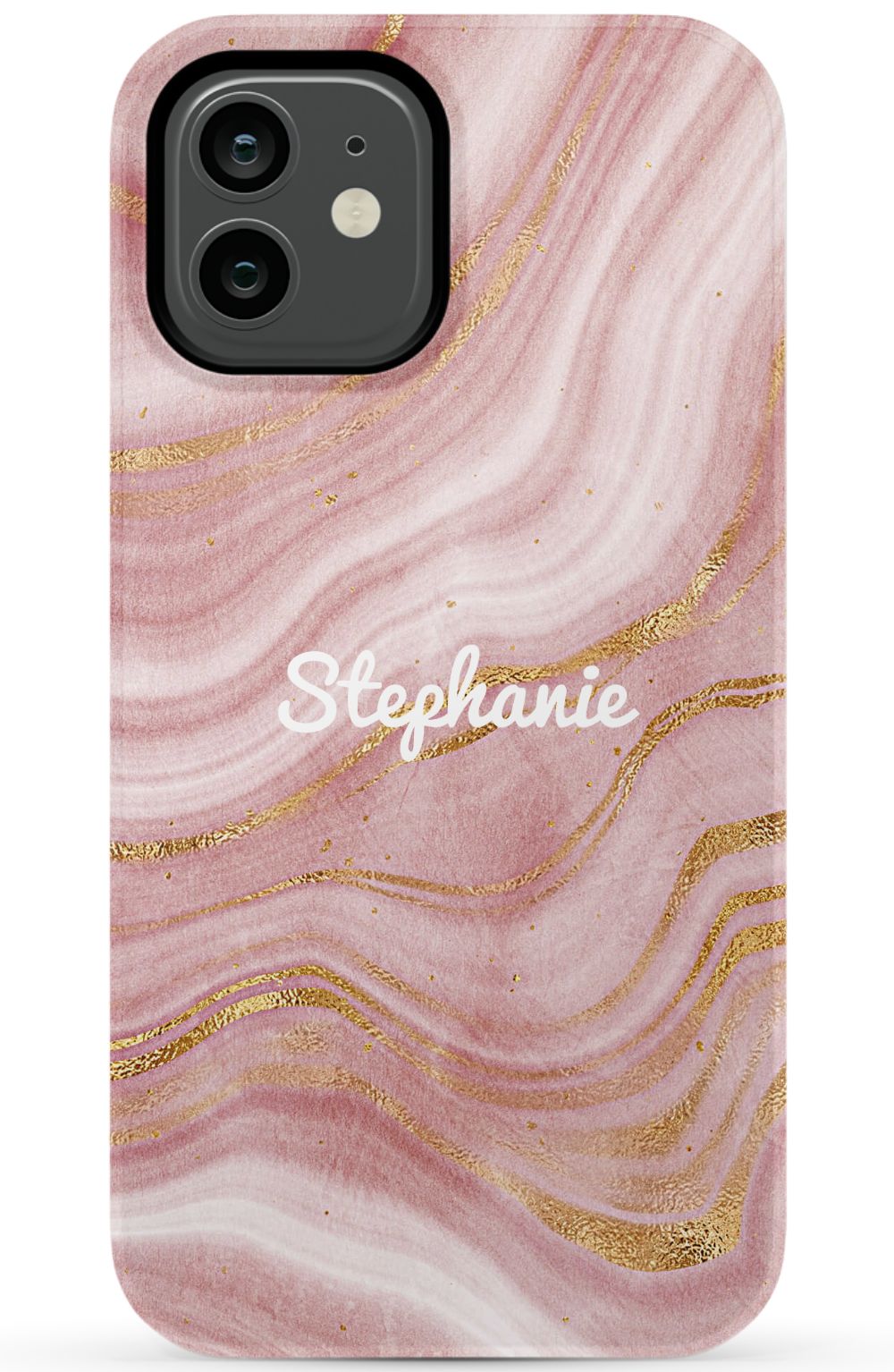 Personalized Pink Gold Emerald Phone Case