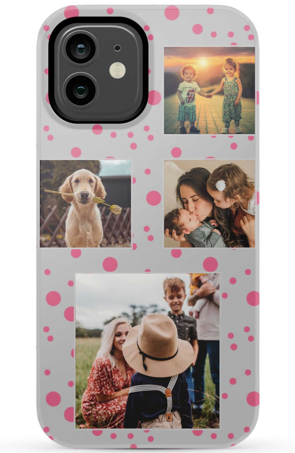 Personalized Gallery Polka Dot Phone Case