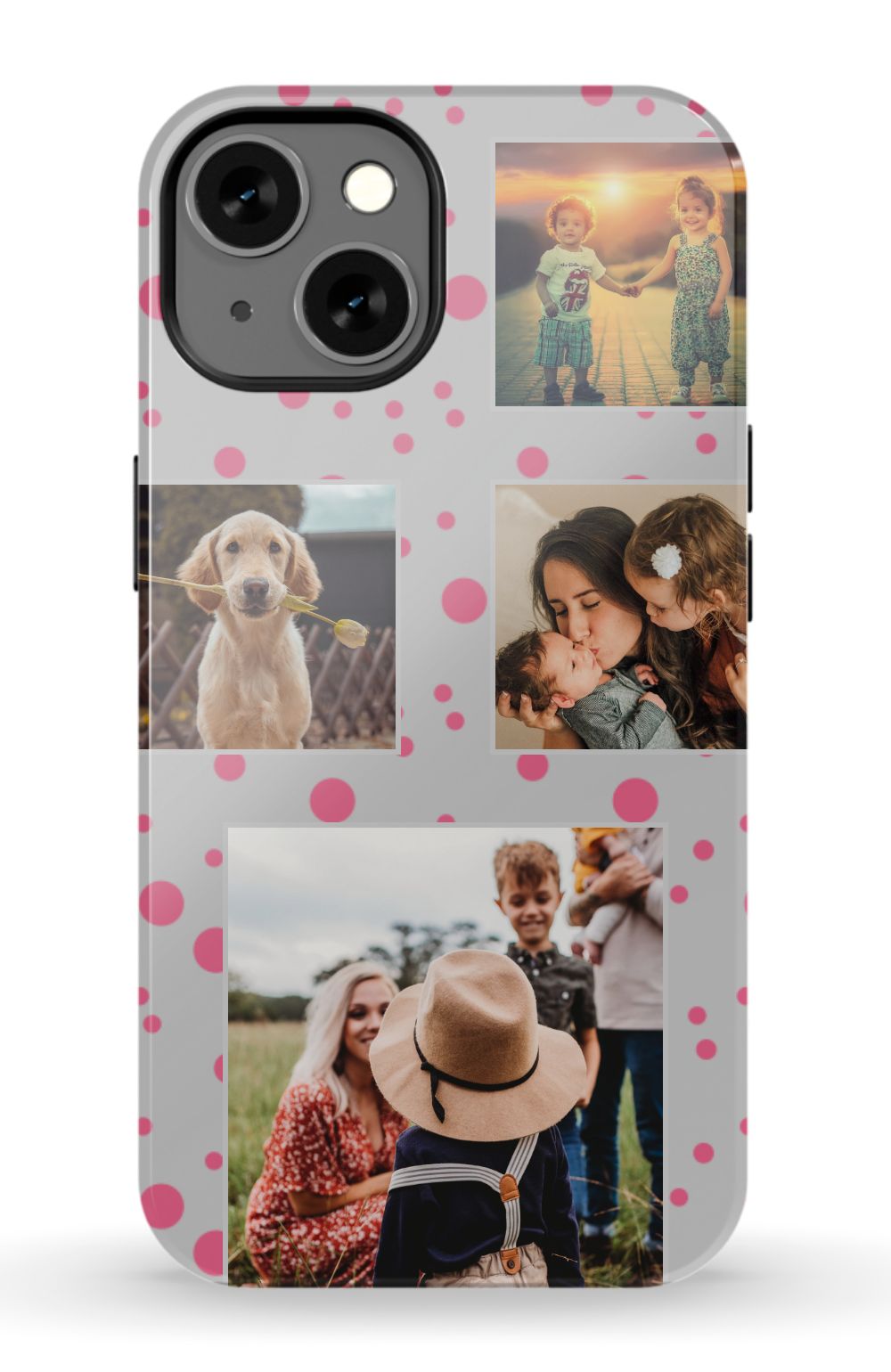 Personalized Gallery Polka Dot Phone Case