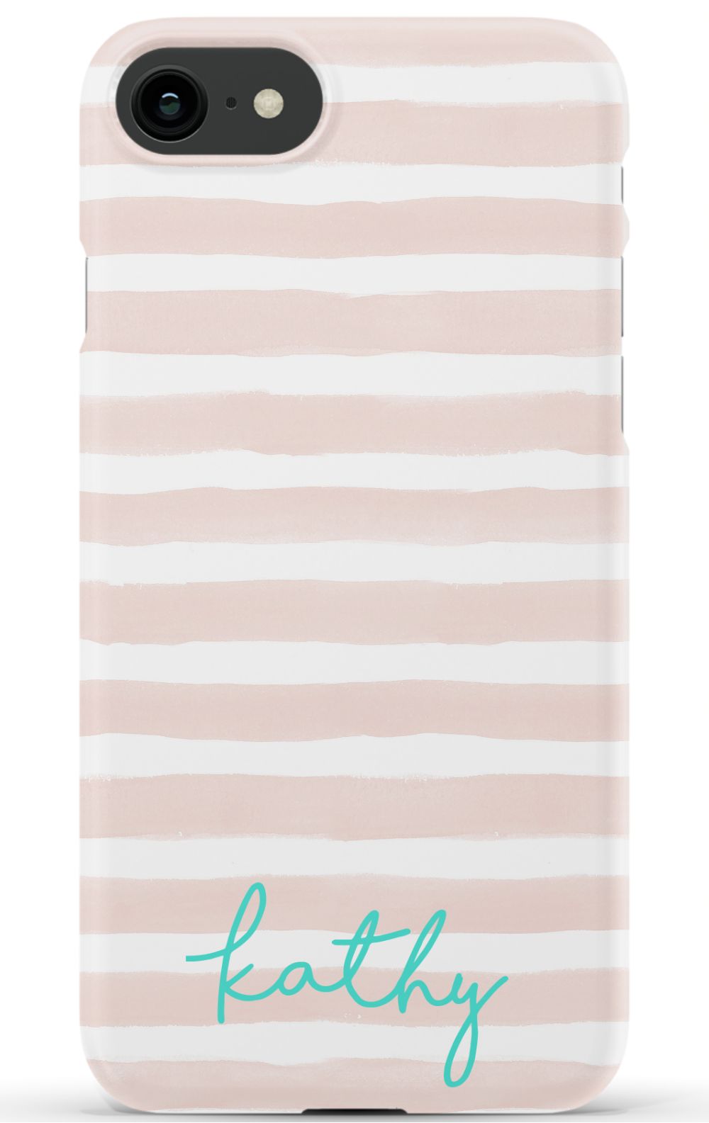 Personalized Pink Watercolor Phone Case